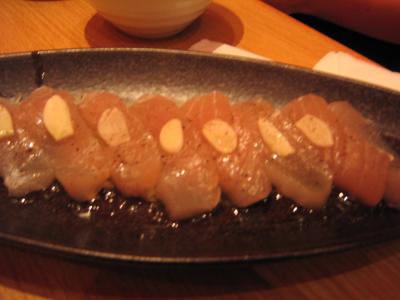 Garlic Marlin Seared on Hot Plate