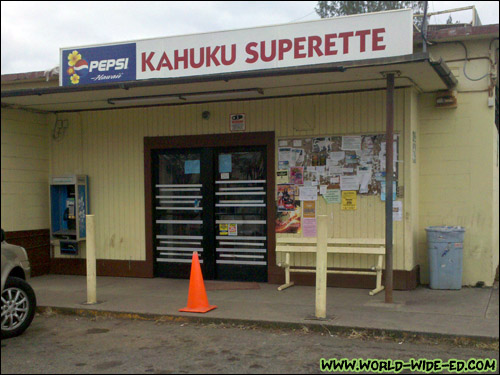 Outside Kahuku Superette