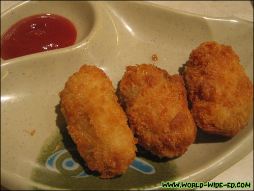 Side Order of Fried Oyster (3 Piece) - $3.25