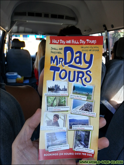 Mr Day Tours brochure