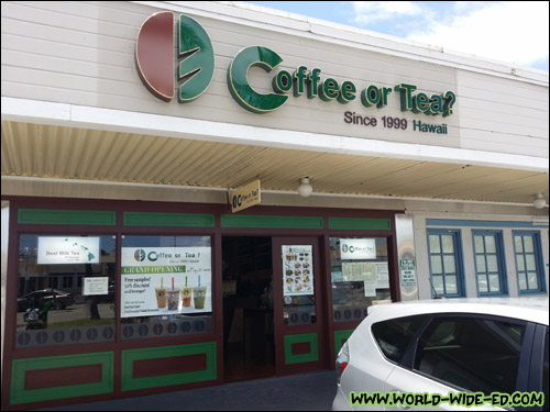 Brand New Coffee or Tea? Location at Pearl Kai Shopping Center