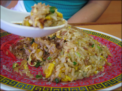 Tenkaippin's fried rice