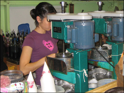 Matsumoto's shave ice machines