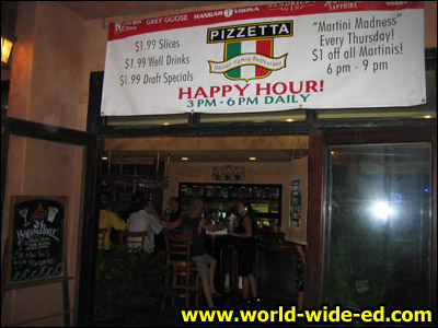 Pizzetta's Italian Family Restaurant Entrance