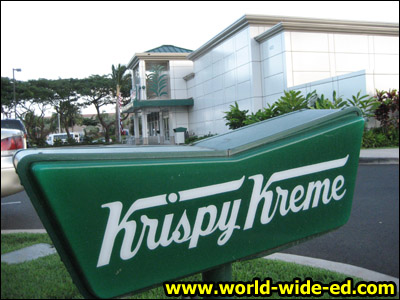 Krispy Kreme sign