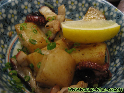 Tako! Imo! - $6.50: Potato & Octopus