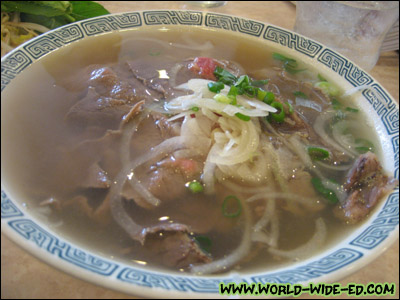 Beef Pho from Pho One