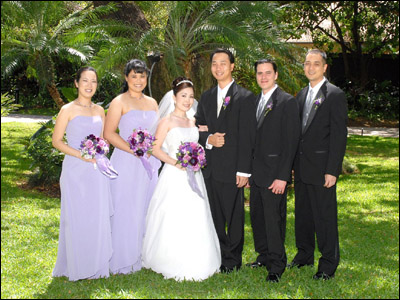 The bridal party (Photo courtesy of Michelle Funai)
