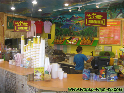 Inside Lanikai Juice