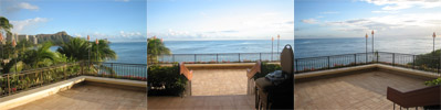 View from the Niihau Room (our ceremony location)