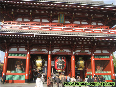 Sensoji Temple in Asakusa