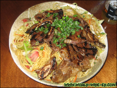 Kalbi Fried Noodles - $10