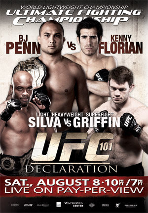 UFC 101 Poster (Photo Courtesy: UFC)