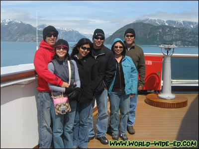 Family shot in Glacier Bay