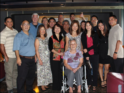 Our tour group with one Michael W Perry! [Photo Credit: Mark & Carolyn Yasuda]