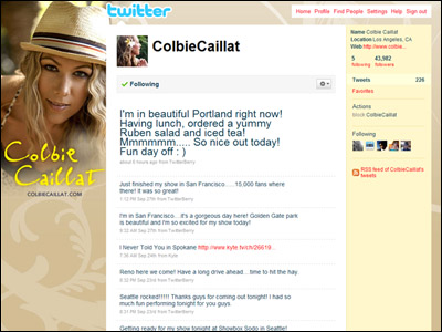 @ColbieCaillat's Twitter Site
