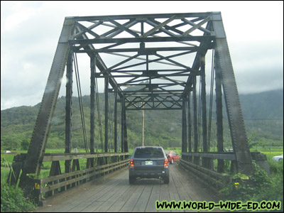 Hanalei Bridge in Kauai