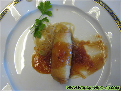 Eggroll appetizer