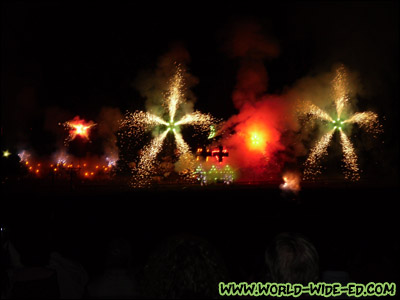 Fireworks at Butchart Gardens [Photo credit: Lee Kojima]