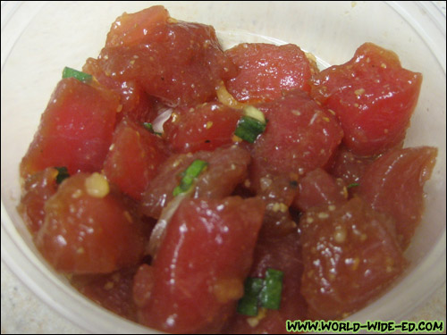 (Previously Frozen) Ahi Shoyu Poke ($7.99/lb)