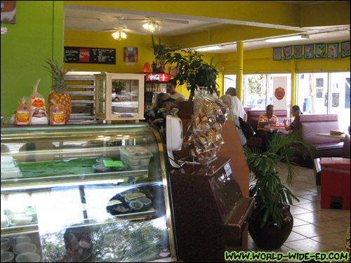 Interior of Haili's Hawaiian Foods [Photo Credit: Arthur Betts]
