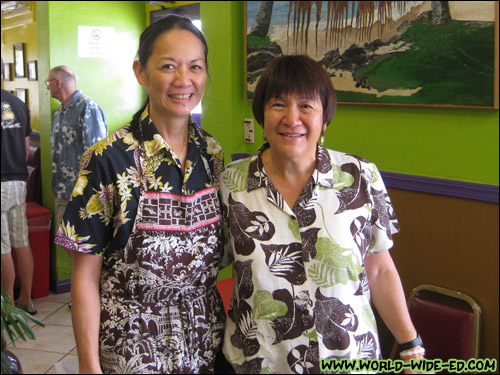 Rachel (right) with her sister Lorraine [Photo Credit: Arthur Betts]