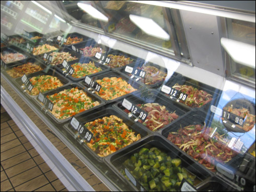 Fresh Catch's wide poke selection [Photo Credit: Arthur Betts]