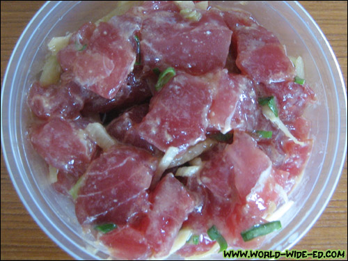 Miso Ahi Poke from Ono Seafood ($14/lb)