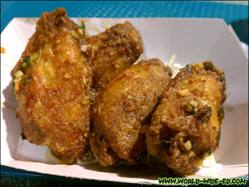 Spicy Chicken Wings Appetizer - $3.75