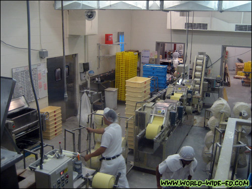 Overlooking the Sun Noodle factory from above