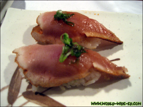 Their popular Cajun Albacore sushi