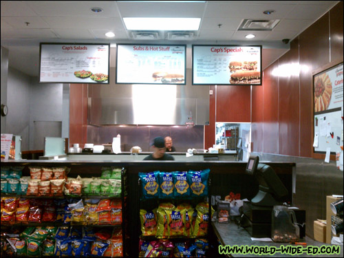 Capriotti's sandwich making station