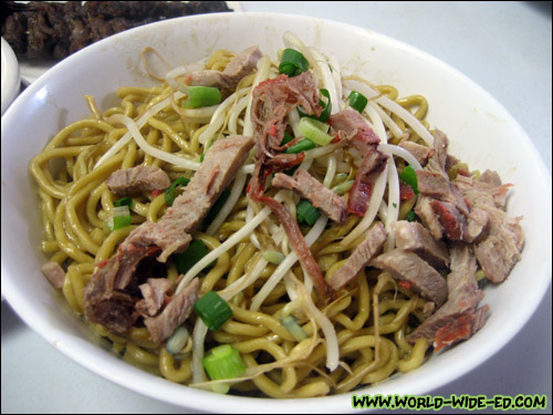 Sam Sato's Dry Noodles, aka Dry Mein