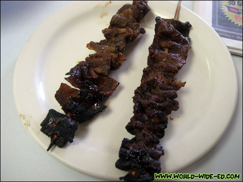 BBQ Beef Sticks from Sam Sato's ($1.25 each)