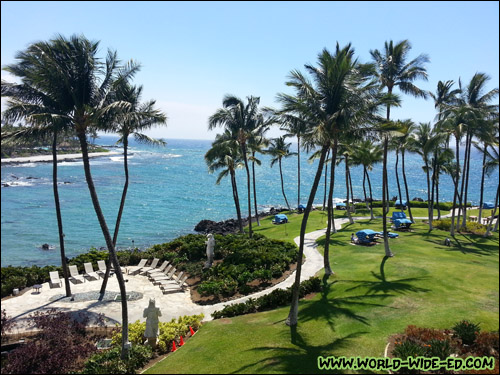 The view at Hilton Waikoloa