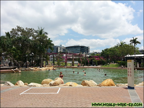 Pool at the South Bank Parkland