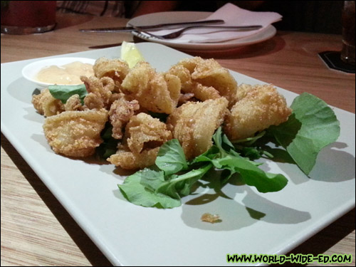 Salt & Pepper Squid with Lemon & Sweet Paprika Mayo ($14.90)