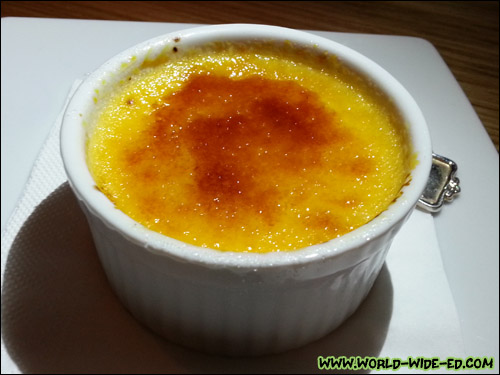 Cat's Crème Brulee ($12)