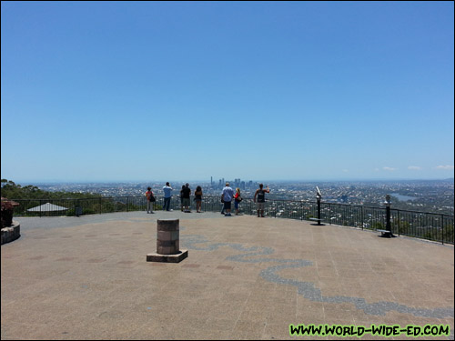 Brisbane Lookout's deck