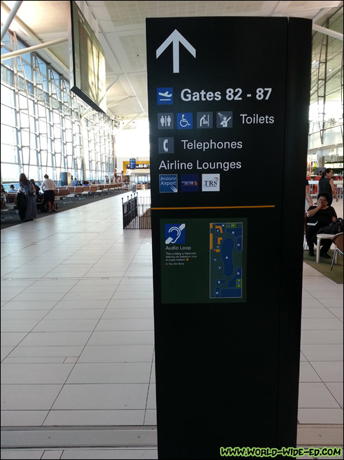 Directions at Brisbane Airport