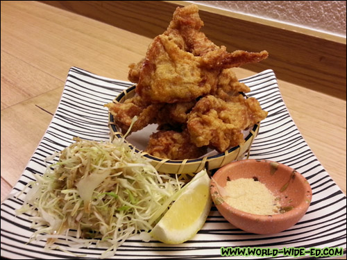 Chicken Karaage from the Deep Fried section ($7.75)