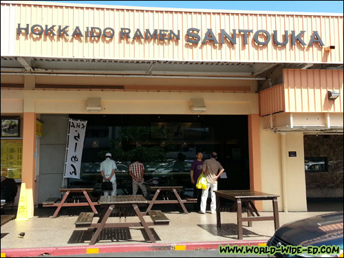 Outside Hokkaido Ramen Santouka