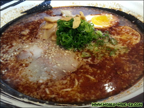 Spicy Kotteri Tonkotsu Ramen (with spice level 1) - $12.75