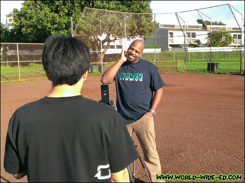 Jerome Williams during our interview (Photo Credit: Arthur Betts IV)