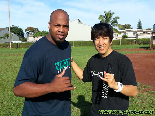 Jerome Williams and author Edward Sugimoto