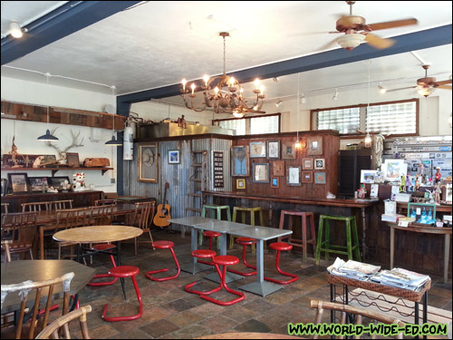 Inside Pioneer Saloon