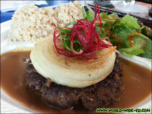 Kualoa Ranch Homemade 7 oz. Hamburger Steak ($9.50)