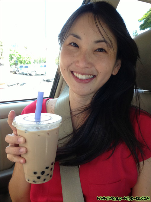 Happy, milk tea-fed wife, happy life.