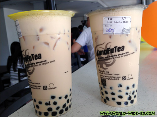 Bubble Tea from Kung Fu Tea