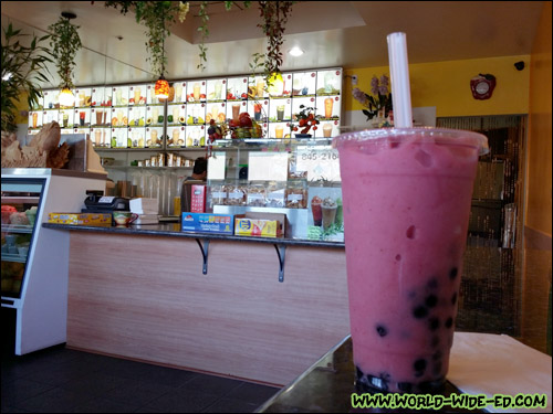 Strawberry Bubble Drink from Thang II